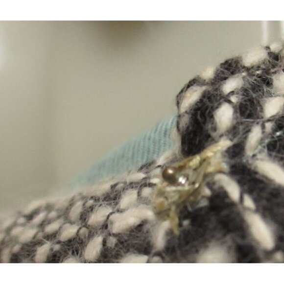 Vintage Womens MCM Dress 40s 50s 6/8 Pleated Baby Blue Rayon Pencil Sock Hop - Picture 6 of 12